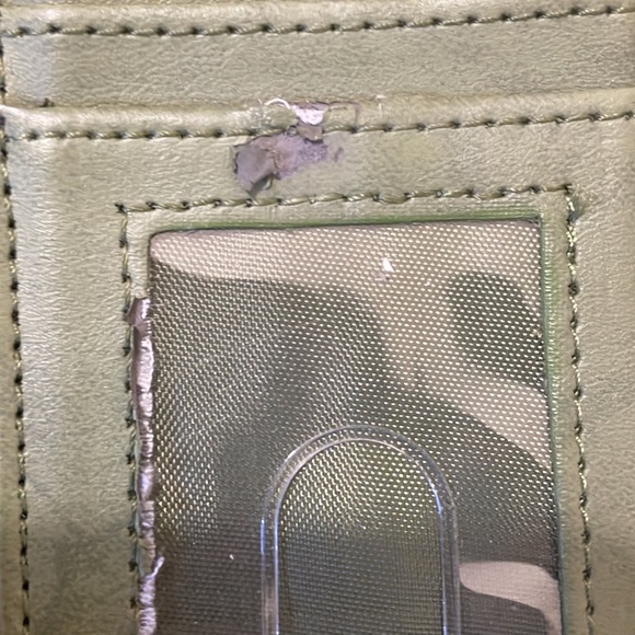 Genuine Leather Two Tone Large Wallet Clutch With Multiple Pockets Wallet - Picture 10 of 11